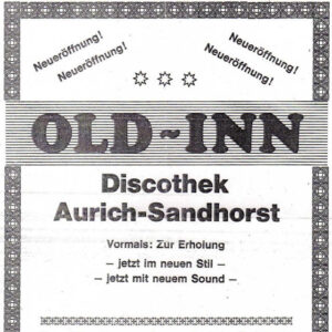 Disco Old Inn In Aurich Ostfriesland